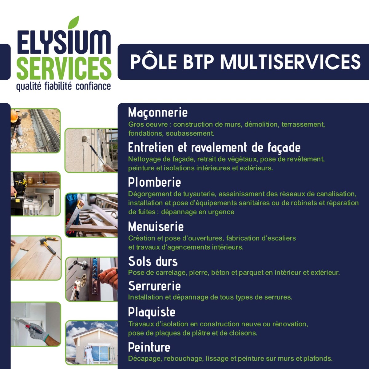 Chantier BTP ELYSIUM SERVICES Mayotte — Construction gros œuvre
