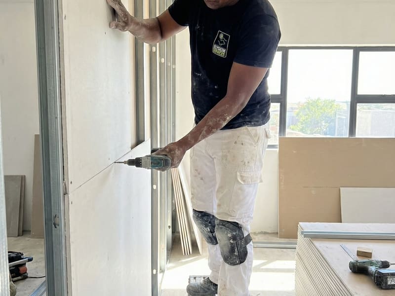 Peintre ELYSIUM sur chantier Mayotte